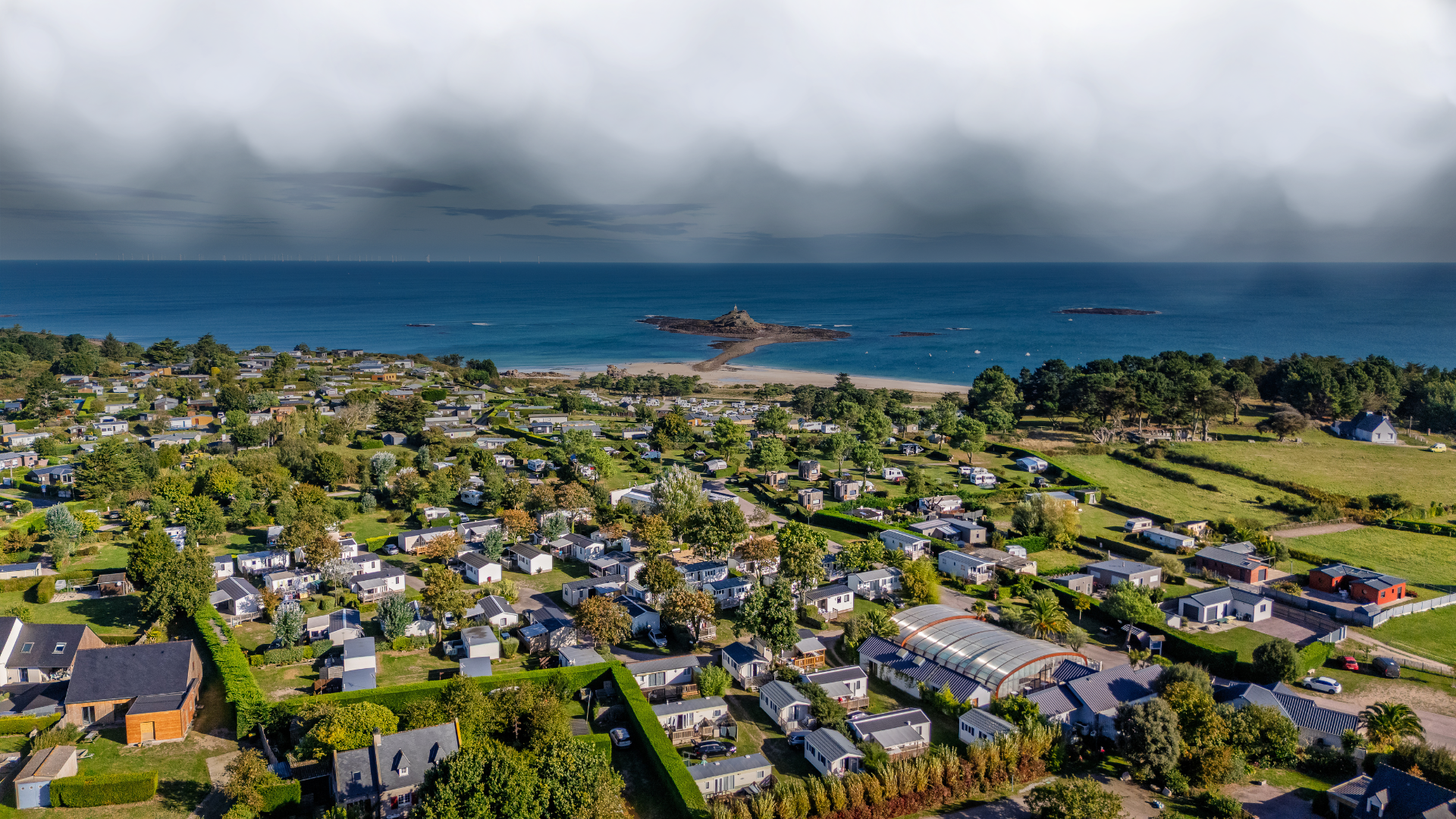 Camping indépendant à Erquy, à 400 m de la mer